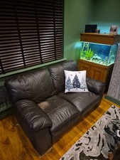 Brown Leather Sofas, 3-Seater