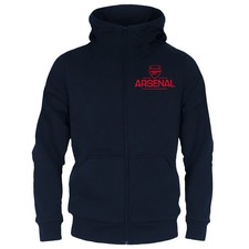Arsenal FC Boys Hoody Zip Fleece Kids OFFICIAL Football Gift