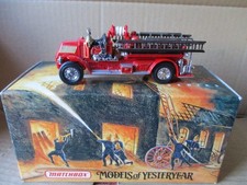Matchbox Yesteryear Fire Series YFE01 Mack AC Fire Engine