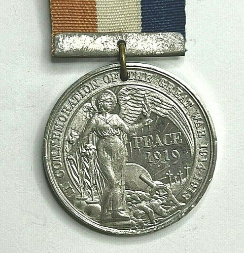 Ww1 accrington peace medal - peace,