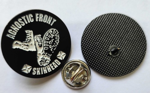 Agnostic front skinhead - skinhead, pin