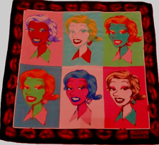Moschino scarf 100 % silk Olive Oyl Pop Art Andy Warhol Style
