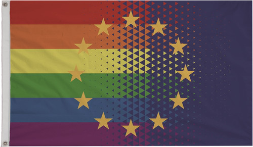 Rainbow european union pride - union,