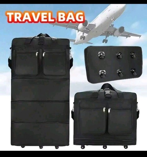 Folding travel luggage wheeled - travel,