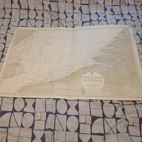 Vintage 1948 admiralty chart - vintage,