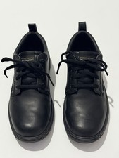 Mens SKECHERS Black Relaxed Fit Gel-Infused Memory Foam Lace Up Trainers UK 7