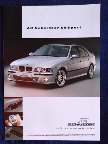 Schnitzer sport bmw 5 - ac,