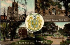 Kings Lynn Souvenir Postcard