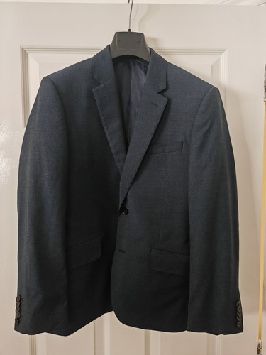 Lewin navy wool cashmere - navy,