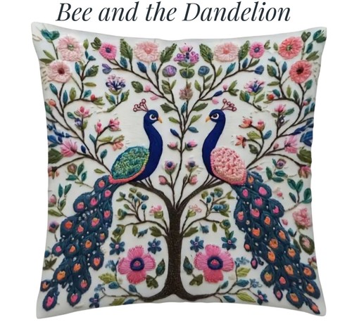 Colourful peacocks plush - colourful,