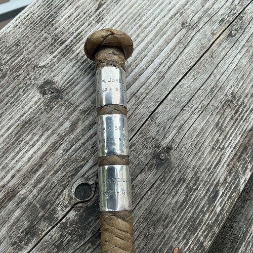 Leather braided riding crop - braided,