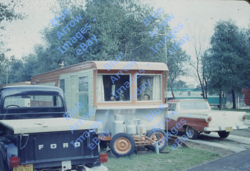 1950s 35mm slide mobile home - 1950s,