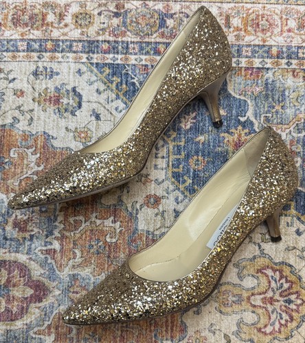 Jimmy choo gold glitter - choo,