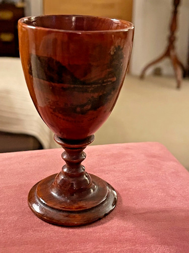 Mauchline ware egg cup - egg,