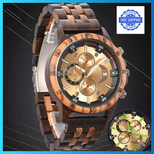 Personalized wooden watch - personalized, for