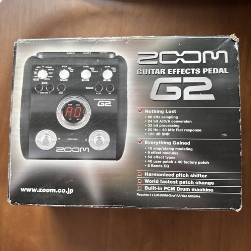 Zoom guitar effects pedal - effects,