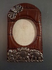 Vtg Mini  Brighton Brown Faux