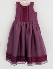 NEXT GIRLS MAROON DRESS PARTY