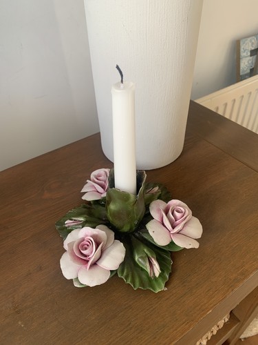 Capodimonte porcelain pink - capodimonte,