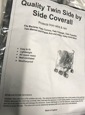 Koodee Quality Twin Side by Side Double Stroller Buggy Raincover Rain Cover BNIP