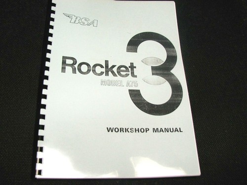 Bsa a75 rocket workshop - bsa, 3
