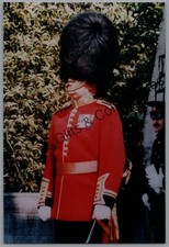 Military Photo Soldier Army Uniform Man Red Tunic Bearskin Hat Medals Regiment