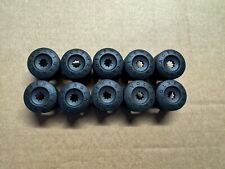 GENUINE WHEEL NUT COVERS VW TRANSPORTER T5 T6 2003-2024 BOLT CAPS 19mm BLACK x10