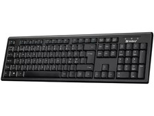 Sandberg Wired USB Office Keyboard Nord - QWERTY - Black - 631-10