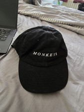 Monkeys Black Baseball Cap