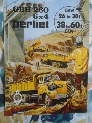 Berliet gbh 260 6x4 truck - gbh,
