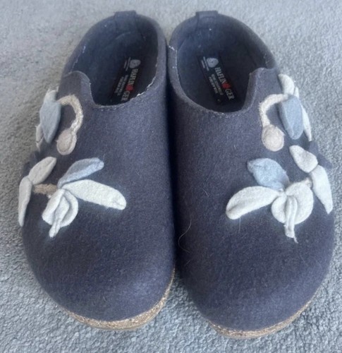 Haflinger wool slipper clogs - wool,