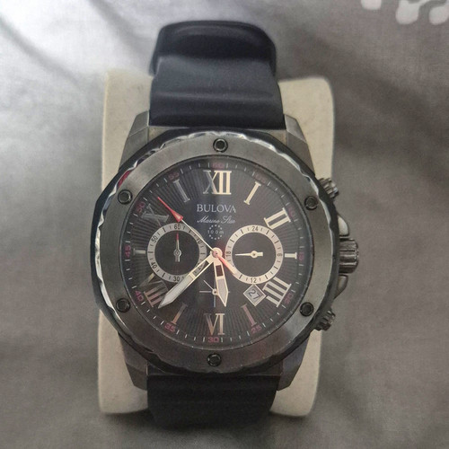 Bulova marine star black dial - black,