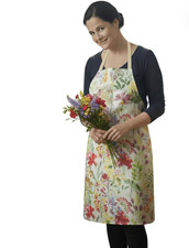White floral PVC Coated