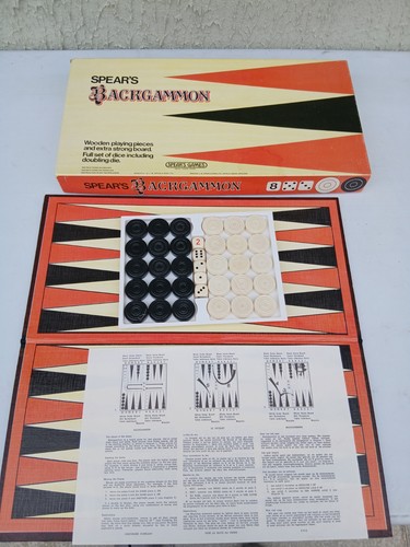Vintage backgammon board - backgammon,