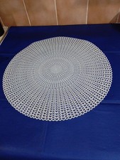 Place Mats X 8. Silver Plastic. 16" Circle