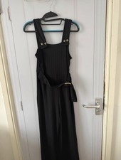Topshop Black Wide-Leg