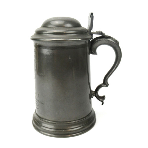 Tin beer mug - beer, 1865