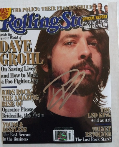 Dave grohl autographed signed - dave,