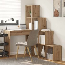 WALPLUS Corner Desk with Shelf