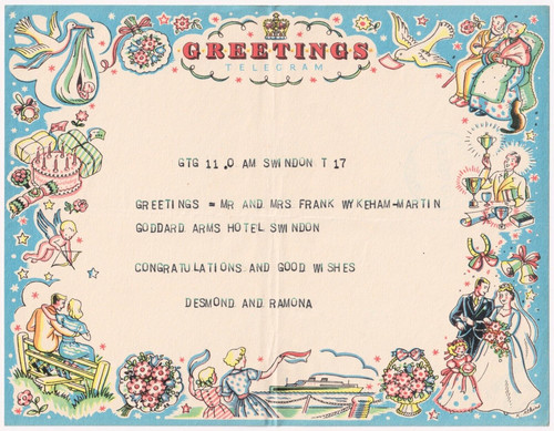 Vintage greetings telegrams - greetings,