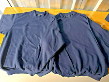 Hanes 2 Pack Mens Size Small Navy Sweatshirts New without Tags