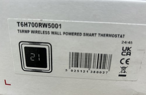 Honeywell t6h700rw5001 t6rwp - t6h700rw5001,