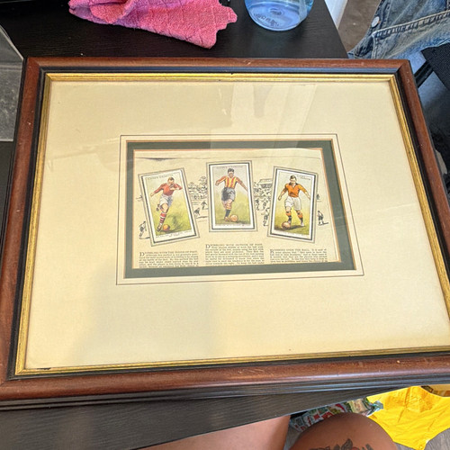 Vintage 1934 player framed - player's,