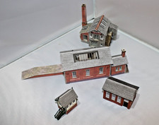 Metcalfe N gauge Goods Shed, Workshops & Signal Box - built