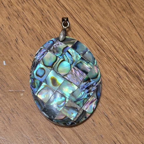 Vintage abalone oval - abalone,
