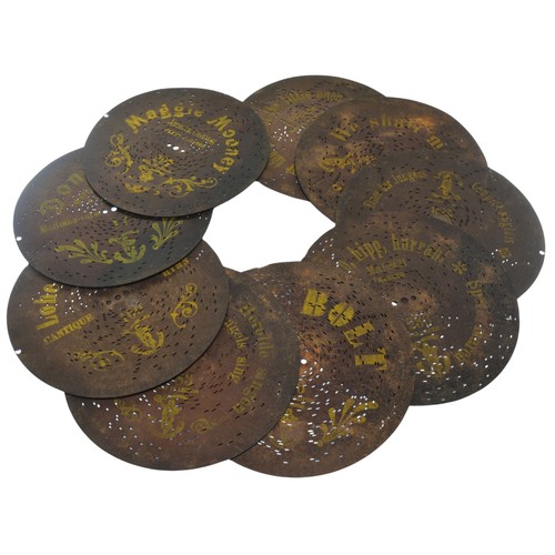 Antique polyphon discs - antique,