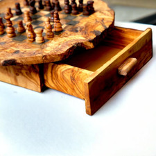 Luxury Olive Wood Chess Set