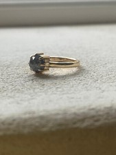 Alexis Dove Salt And Pepper Diamond And Gold Engagement Ring