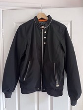 Diesel Industries Men’s Bomber Jacket (type N78) Size Small In Black.