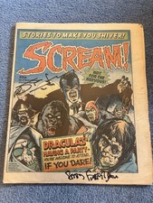 Scream Comic 1984 Signed Simon